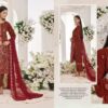 Embroidered Chiffon Collection Maroon - Image 3